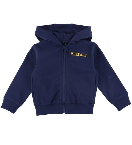 Se Versace Versace Cardigan - Navy m. Guld ved KidsWorld