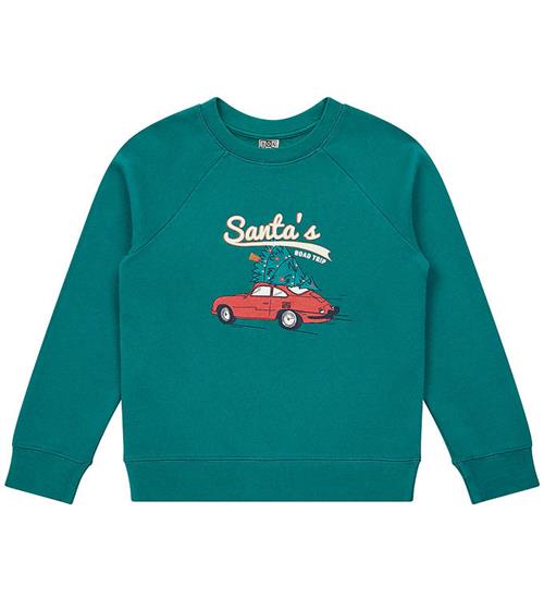 Se Bonton Bonton Sweatshirt - Santa's - River Green ved KidsWorld