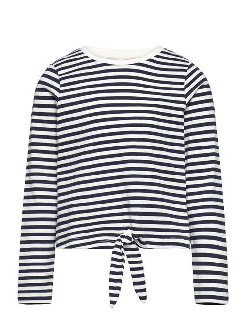 Se Vero Moda Girl Vmsillealma Ls Knot Top Jrs Girl Vero Moda Girl Navy ved Booztlet