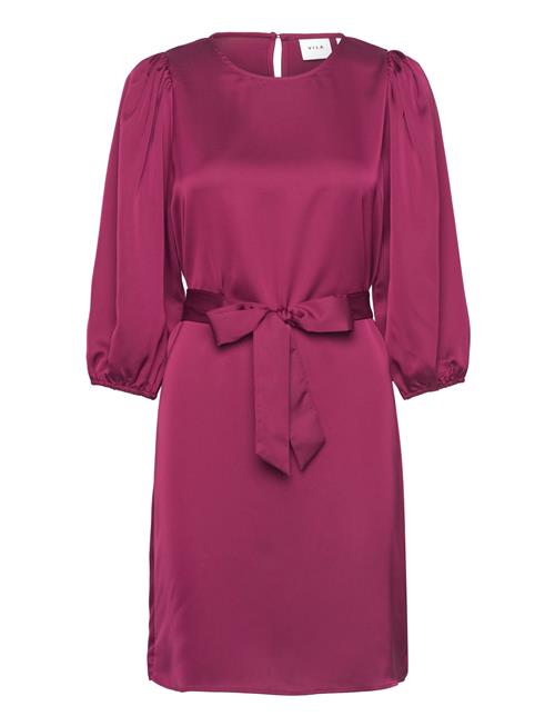 Vila Viellette 3/4 Dress/Su - Noos Vila Red