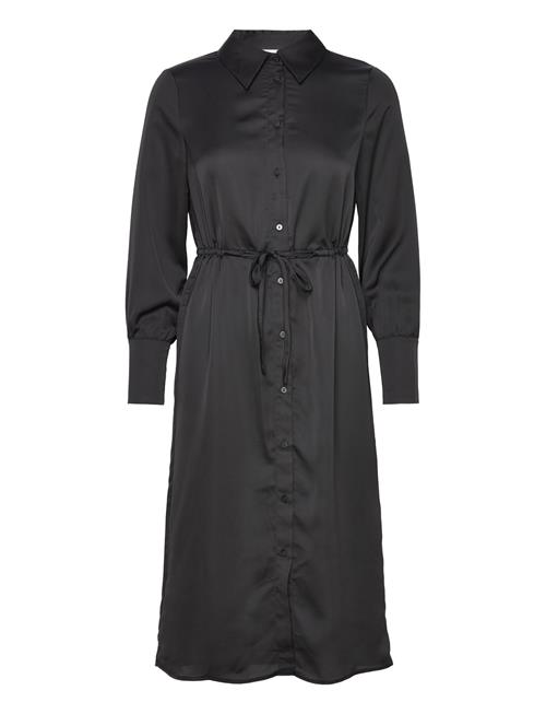 Viellette L/S Shirt Dress/Su - Noos Vila Black