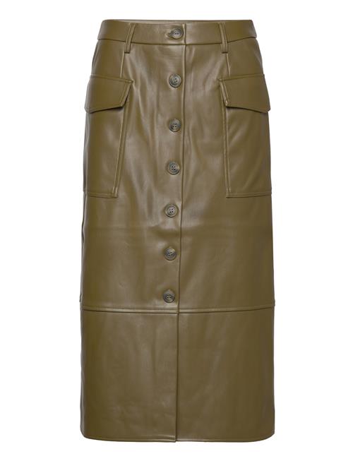 ONLY Onlkim Faux Leather Cargo Skirt Cc Otw ONLY Green