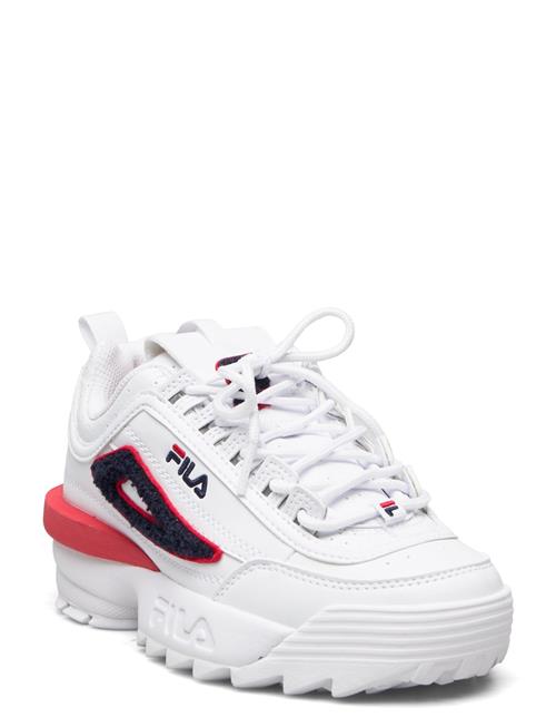 Se FILA Disruptor Patch Wmn FILA White ved Booztlet