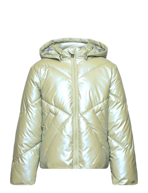 Kids Only Kogjodie Metallic Hood Puffer Cp Otw Kids Only Green