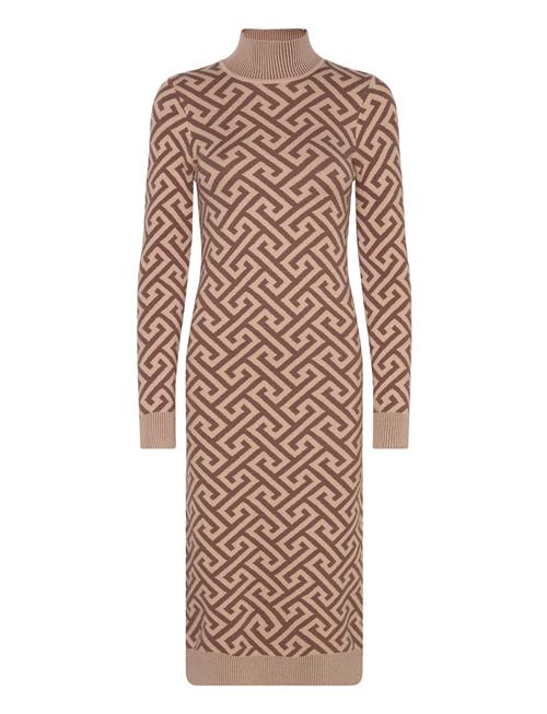 Vero Moda Vmaria Ls High-Neck Calf Dress Rep Vero Moda Brown