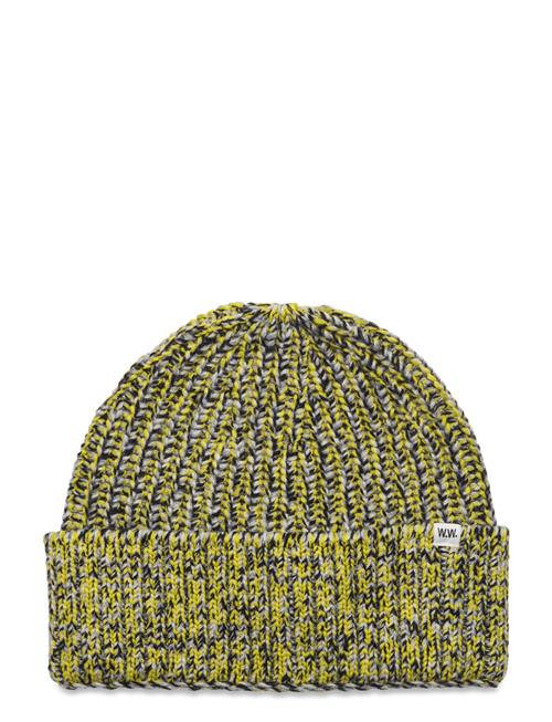 Wood Wood Nia Moulinere Knit Beanie Wood Wood Yellow