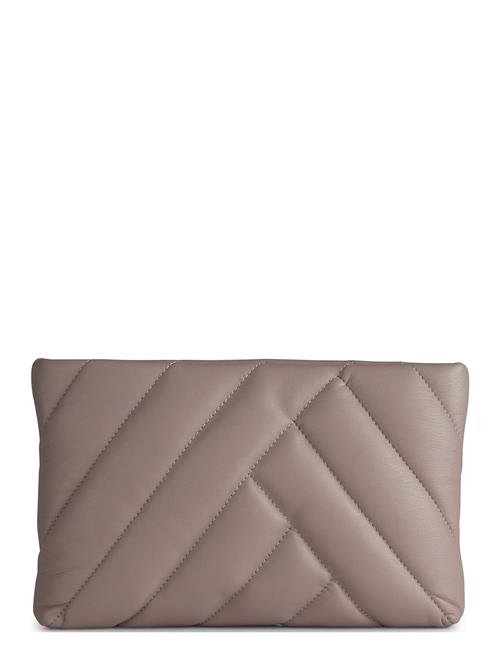 Harlowmbg Clutch, Asym. Puf. Markberg Beige