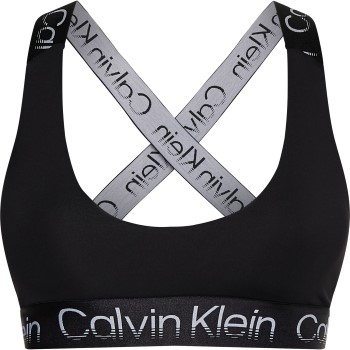 Calvin Klein Bh Sport Active Icon Medium Support Bra Sort Medium Dame