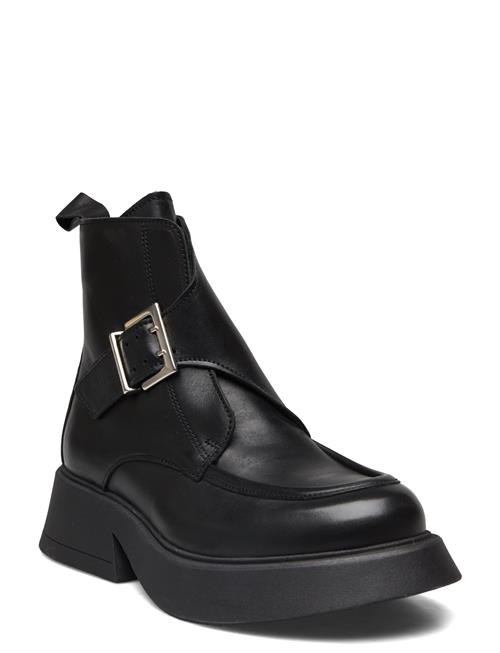 Se Bianco Biahailey Buckle Boot Crust Bianco Black ved Booztlet