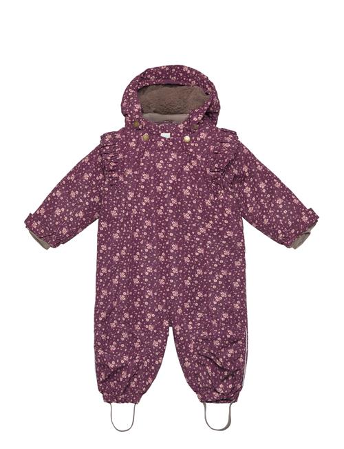 Se En Fant Snowsuit Aop En Fant Purple ved Booztlet