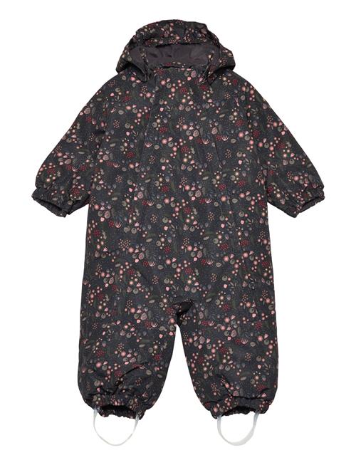 Color Kids Coverall W. 2 Zip- Aop Color Kids Patterned