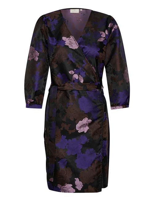 Kavictoria Wrap Dress Kaffe Brown