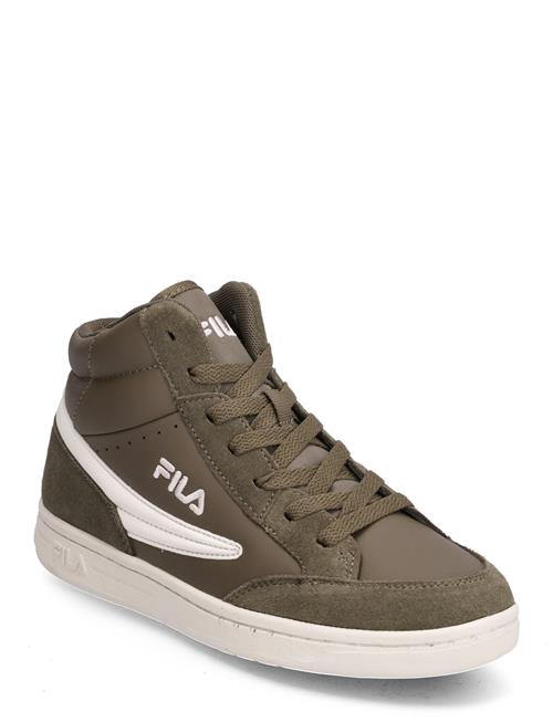 Se FILA Fila Crew Mid Teens FILA Khaki ved Booztlet