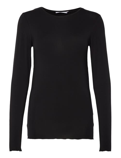 Se Coster Copenhagen Cc Heart Sofia Round Neck Blouse Coster Copenhagen Black ved Booztlet