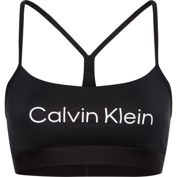 Calvin Klein Bh Sport Essentials Low Support Bra Sort polyester Medium Dame