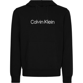 Calvin Klein Sport Essentials Pullover Hoody Sort bomuld Small Herre