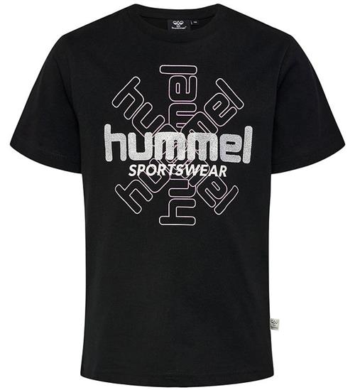 Se Hummel Hummel T-shirt - hmlCircly - Sort ved KidsWorld