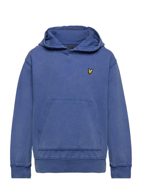 Lyle & Scott Junior Over D Acid Wash Lb Oth Hoodie Lyle & Scott Junior Blue