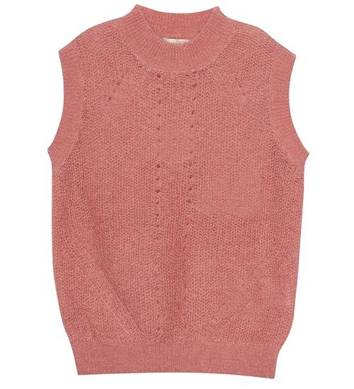 Se Creamie Creamie Vest - Strik - Dusty Rose ved KidsWorld