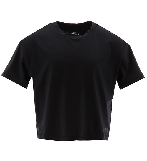 Se Under Armour T-Shirt - Cropped - Motion - Sort ved KidsWorld