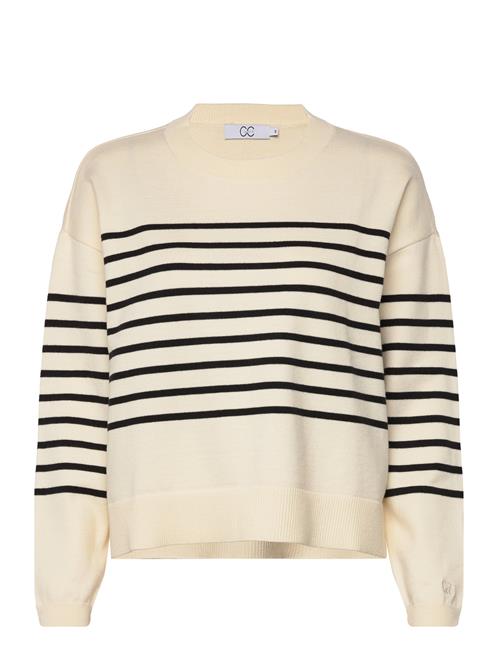 Cc Heart Collins Comfy Stripe Knit Coster Copenhagen Cream