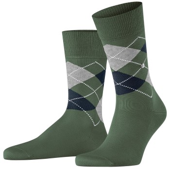 Burlington Strømper Manchester Mercerised Cotton Sock Mørkgrøn  Str 40/46 Herre