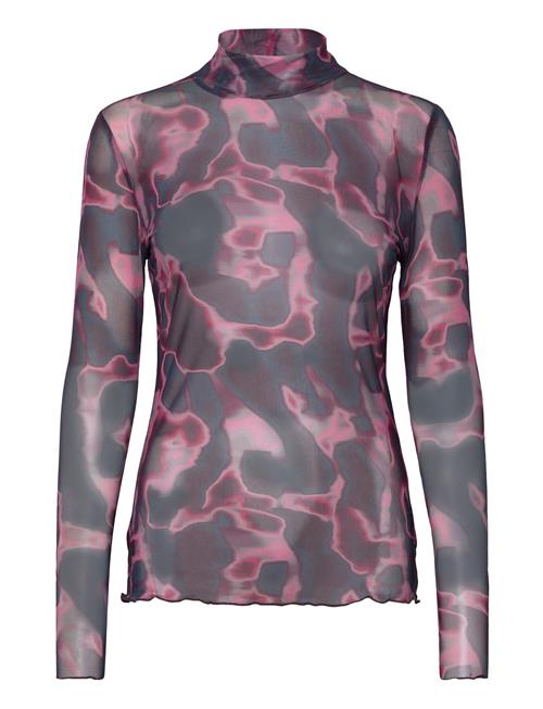 Se Coster Copenhagen Cc Heart Eve Mesh Turtleneck Coster Copenhagen Pink ved Booztlet