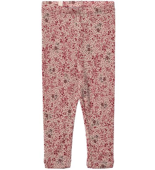 Se Wheat Leggings - Uld - Cherry Flowers ved KidsWorld