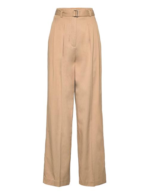 D2. Hw Pleated Fluid Chinos GANT Beige