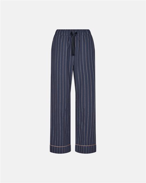 Pyjamasbukser | 100 økologisk bomuld | Navy stribet