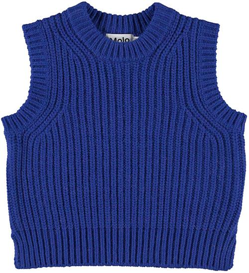 Se Molo Molo Vest - Uld/Akryl - Gilberte - Twillight Blue ved KidsWorld