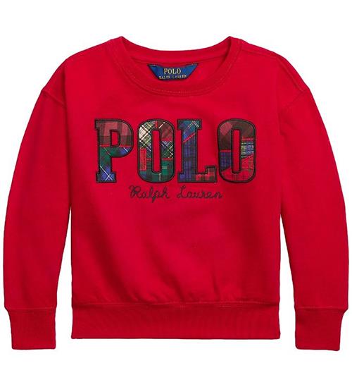 Se Polo Ralph Lauren Polo Ralph Lauren Sweatshirt - Holiday Red m. Polo ved KidsWorld