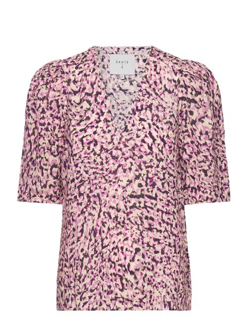 Se Dante6 D6Doja Puff Sleeve Top Dante6 Pink ved Booztlet