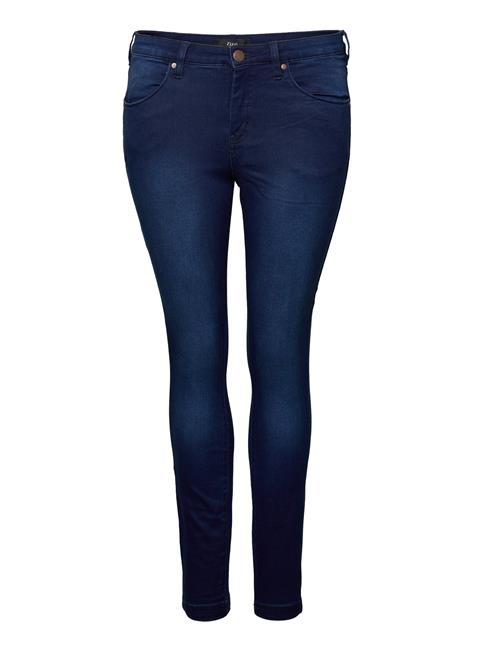 Se Zizzi Jeans, Long, Amy Zizzi Blue ved Booztlet