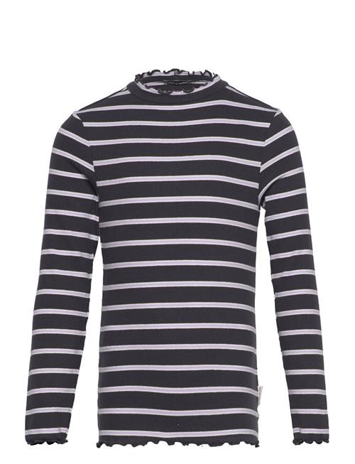 Se Tom Tailor Striped Rib Longsleeve Tom Tailor Navy ved Booztlet