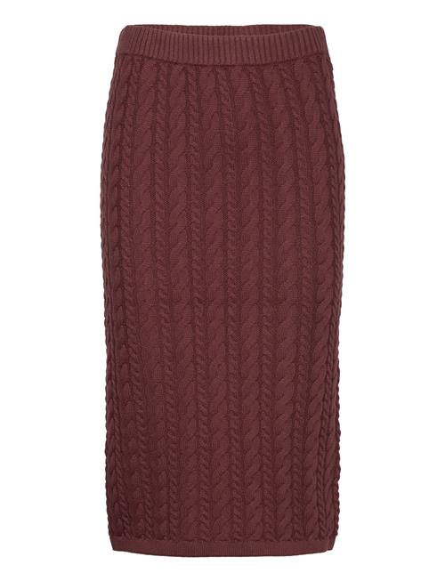 Esbraidy Skirt Knit Esme Studios Brown