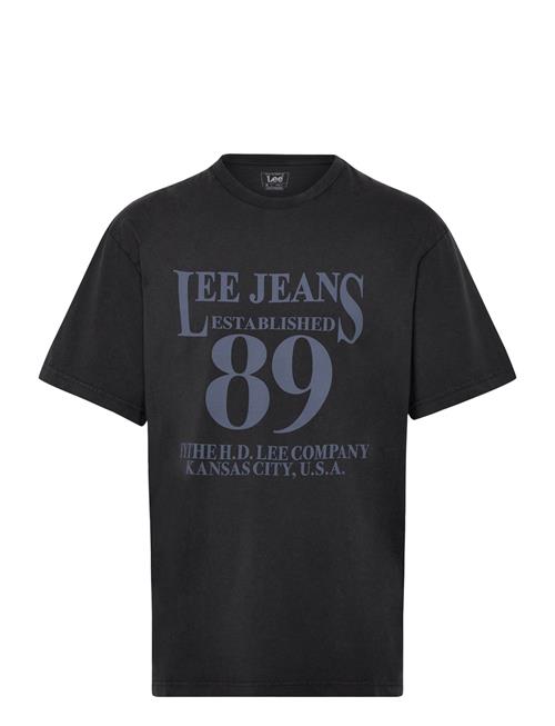 Se Lee Jeans Loose Tee Lee Jeans Black ved Booztlet