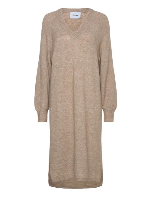 Minus Filina V- Neck Knit Dress Minus Beige