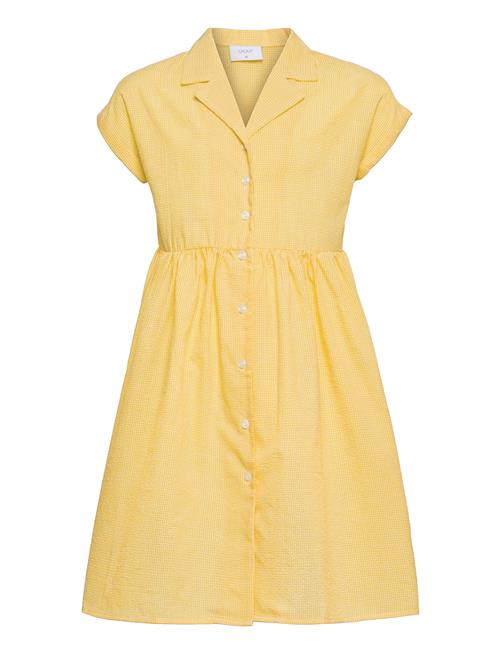 Grunt Jane Check Dress Grunt Yellow