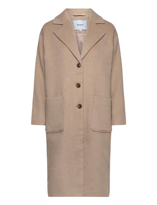 Minus Mssally Wool Coat Minus Beige