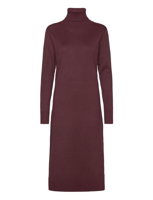 Milasz Roll Neck Long Dress Saint Tropez Burgundy