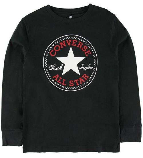 Converse Converse Bluse - Sort m. Logo