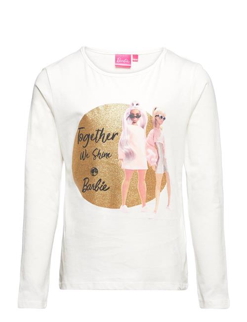 Se Barbie Long-Sleeved T-Shirt Barbie White ved Booztlet