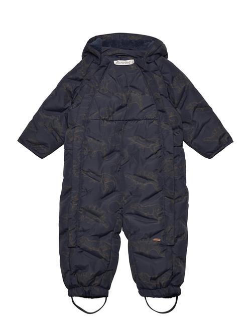 Se Minymo Suit Quilted Aop Minymo Navy ved Booztlet