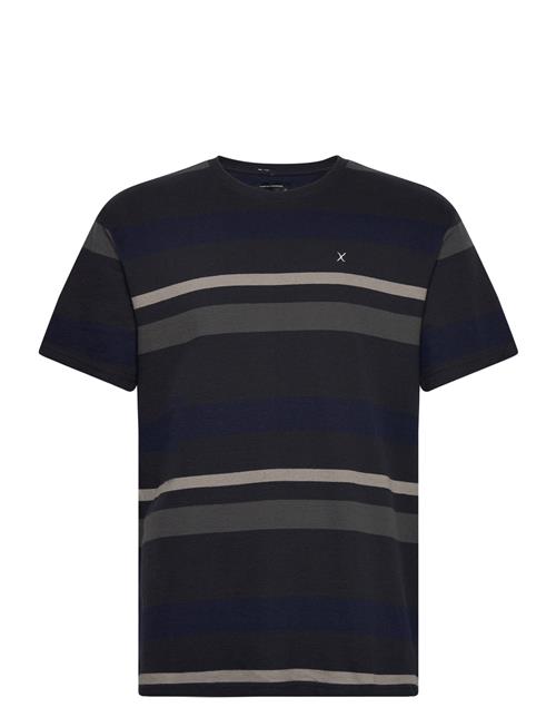 Calton Striped Tee Clean Cut Copenhagen Navy