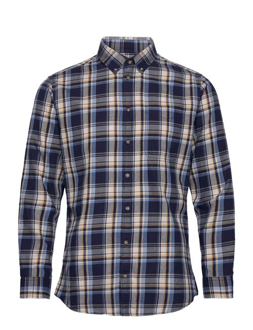 Slhslimowen-Brushed Shirt Ls D Selected Navy