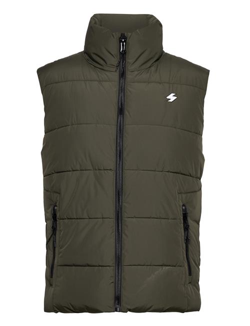 Superdry Sports Puffer Gilet Superdry Khaki