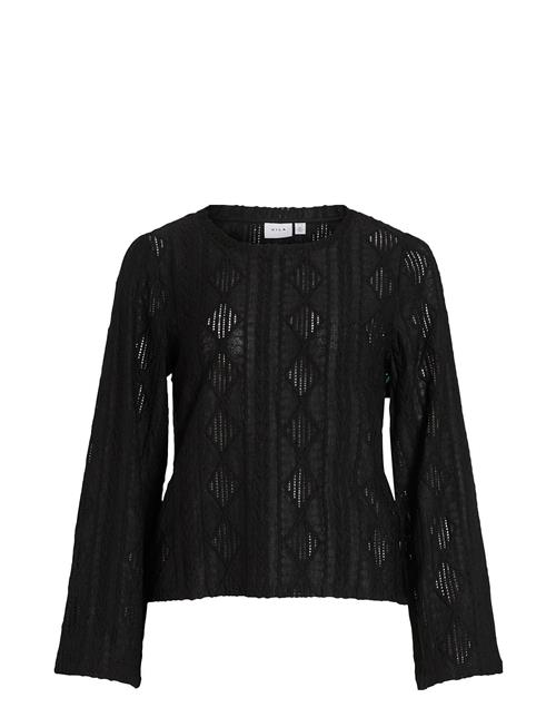 Se Vila Visindy L/S Top Vila Black ved Booztlet