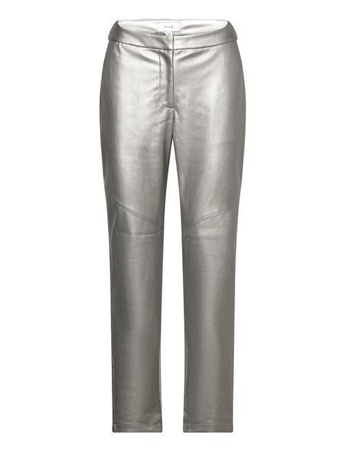 Vila Vipen Rw Coated Pu Pant Vila Silver