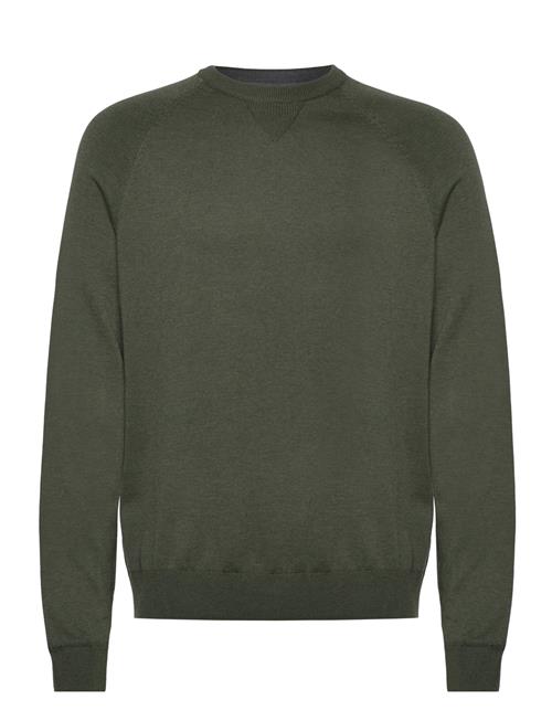 Mango Fine-Knit Cotton Sweater Mango Khaki